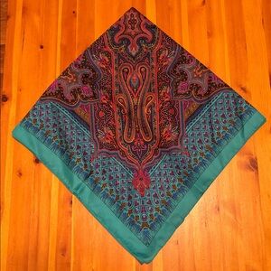 Vibrant Paisley Scarf by Art of the Scarf, Made in Italy